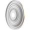Ekena Millwork Cole PVC Ceiling Medallion (Fits Canopies up to 6"), Bright Coat Gold, 22"OD x 3 1/2"ID x 1"P CMP22COBGL - alternate 4